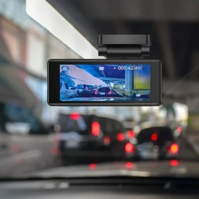 Powerology Dual Recording Dash Camera - Black